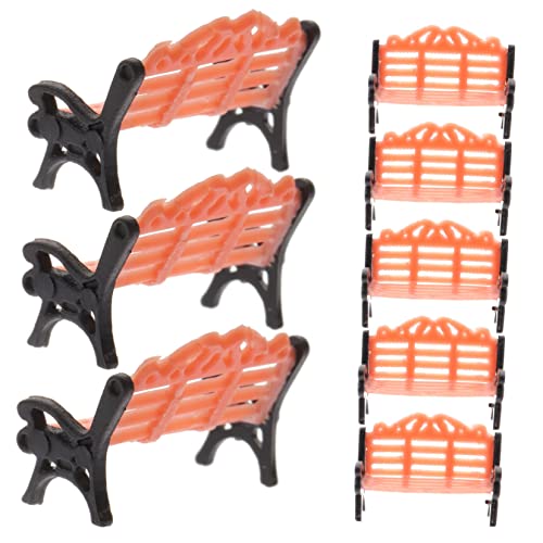 NOLITOY 10 Stück Teiliges Mini Sitzbank Miniatur Modellbank für Puppenhaus Dekoration Detailreiche Miniatur Couch für Basteln Geeignet für Diorama NOLITOY 10 Stück Teiliges Mini Sitzbank Miniatur Modellbank für Puppenhaus Dekoration Detailreiche Miniatur Couch für Basteln Geeignet für Diorama von NOLITOY