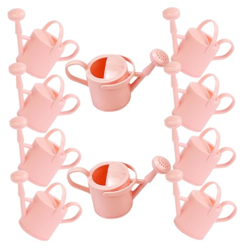 NOLITOY 10 Stück Teiliges Mini gießkannen Badespielzeug für Junge Mädchen und Kleinkinder Leichte Kunststoff wassersprinkler mit Griff Sicher und Handlich für Badezeit und Garten von NOLITOY