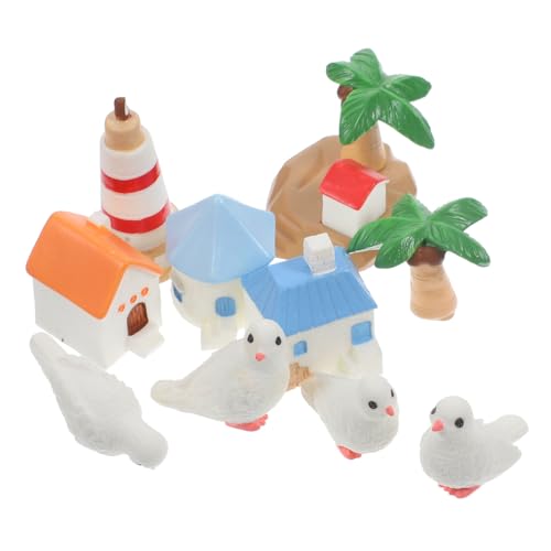NOLITOY 10 Stück Teiliges Miniatur Strandhaus Deko Ornamente Detailreiche Mikrolandschaft Dekoration für DIY Puppenhaus und Feengarten Vielseitige Mini Beach Style Accessoires für NOLITOY 10 Stück Teiliges Miniatur Strandhaus Deko Ornamente Detailreiche Mikrolandschaft Dekoration für DIY Puppenhaus und Feengarten Vielseitige Mini Beach Style Accessoires für von NOLITOY