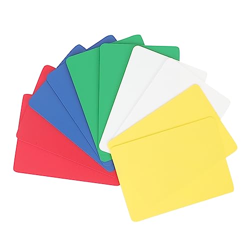 NOLITOY 10 Stück Teiliges Poker Cut Cards aus Kunststoff Praktische und Langlebige Poker Schnittkarten mit Abgerundeten Kanten für Sichere Anwendung für Spieleabende und Casinospiele von NOLITOY