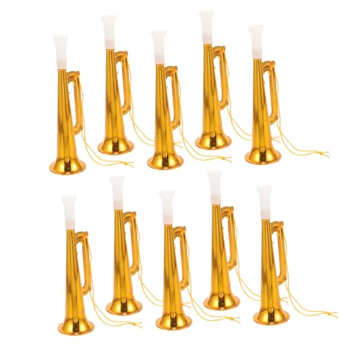 NOLITOY 10 Stück Teiliges Trompeten Lustige Musikinstrumente für Partys Feste und Feiern Robuste Bauweise für Kleine Musiker und Kreative Spielmomente NOLITOY 10 Stück Teiliges Trompeten Lustige Musikinstrumente für Partys Feste und Feiern Robuste Bauweise für Kleine Musiker und Kreative Spielmomente von NOLITOY