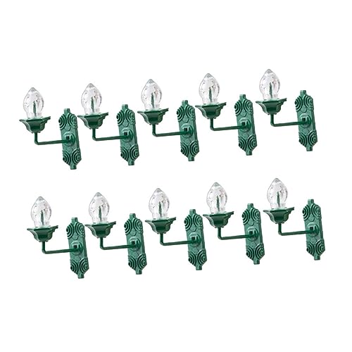NOLITOY 10 Stück Kleiner Leuchtende Wandlampe für Puppenhäuser Mikrolandschaftslampe Selbstgemacht Sandtisch Materialien LED Modellbeleuchtung NOLITOY 10 Stück Kleiner Leuchtende Wandlampe für Puppenhäuser Mikrolandschaftslampe Selbstgemacht Sandtisch Materialien LED Modellbeleuchtung von NOLITOY