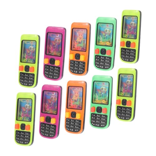 NOLITOY 10 Stück Teiliges Wasser Ringwurfspiel Handliches Wasser im Fake Smartphone Design Bunte Farben Kinderfreundliches Partyspiel für Drinnen und Unterwegs NOLITOY 10 Stück Teiliges Wasser Ringwurfspiel Handliches Wasser im Fake Smartphone Design Bunte Farben Kinderfreundliches Partyspiel für Drinnen und Unterwegs von NOLITOY