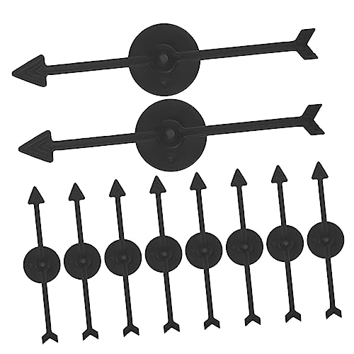 NOLITOY 10 Teiliges Exquisites Drehteller Preisrad Set Sensorisches Spiel Für Klassenzimmer Radspiel Zifferblattzeiger Party Zubehör Set Preistafel Zubehör Schwarzer Kunststoff von NOLITOY