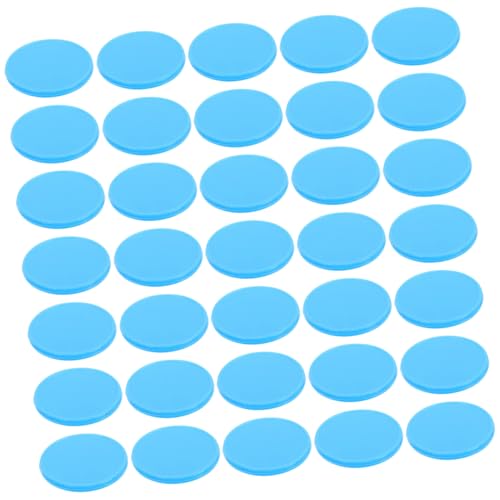NOLITOY 100 Stück Bunte Kunststoff Lernchips Kleine Spielchips für Geeignet als Party Marker und Rechenhilfen für Mathe Spiele Vielseitig für Familien und Klassenzimmergebrauch von NOLITOY