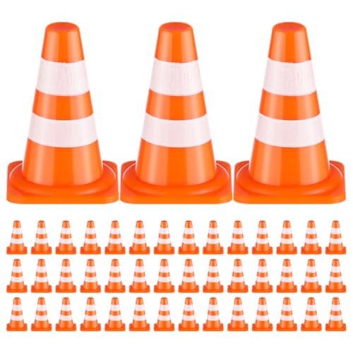 NOLITOY 100 Stück Mini Verkehrshütchen Bunte Straßensignale für Simulation Kognitiven Entwicklung und Kreativen Spielaktivitäten NOLITOY 100 Stück Mini Verkehrshütchen Bunte Straßensignale für Simulation Kognitiven Entwicklung und Kreativen Spielaktivitäten von NOLITOY