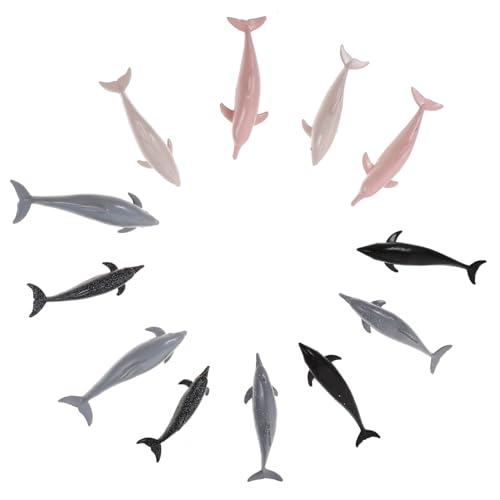 NOLITOY 12 Stück Delphin-Ornament Mini Delphin -Tiere Kleine Plastikdelfine Delphinfigur -Zeug Plastikdelphinspielzeug Delfine Delphin für Aquarium Delphin-Figur- NOLITOY 12 Stück Delphin-Ornament Mini Delphin -Tiere Kleine Plastikdelfine Delphinfigur -Zeug Plastikdelphinspielzeug Delfine Delphin für Aquarium Delphin-Figur- von NOLITOY