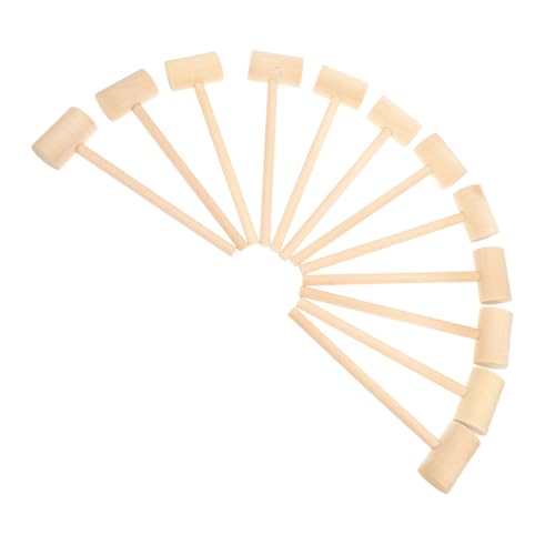 NOLITOY 12 Stück Hammerspielzeug Mini Hammer Kleiner Schlägel Hammer Kleiner Hammer Kleinkind Hammer Für Kinderschlägel Holzhammer Schlägel Hammer Khaki Holz NOLITOY 12 Stück Hammerspielzeug Mini Hammer Kleiner Schlägel Hammer Kleiner Hammer Kleinkind Hammer Für Kinderschlägel Holzhammer Schlägel Hammer Khaki Holz von NOLITOY