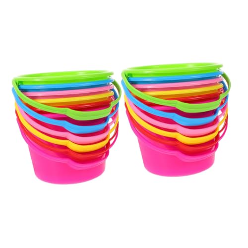 NOLITOY 12 Stück Sandspielzeuge Strand Eimer für Strandspiele Mini Sandbucket Sichere und Ansprechende Strandaccessoires für Unvergessliche Sommerabenteuer NOLITOY 12 Stück Sandspielzeuge Strand Eimer für Strandspiele Mini Sandbucket Sichere und Ansprechende Strandaccessoires für Unvergessliche Sommerabenteuer von NOLITOY
