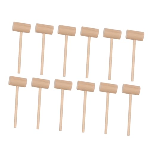 NOLITOY 12 Stück Teiliges Mini Holzhammer Massivem Holz Runder Kopf Pädagogisches für Hand Koordination und Geschicklichkeit Langlebig und Sicher für Ab Jahren NOLITOY 12 Stück Teiliges Mini Holzhammer Massivem Holz Runder Kopf Pädagogisches für Hand Koordination und Geschicklichkeit Langlebig und Sicher für Ab Jahren von NOLITOY