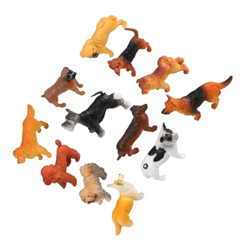 NOLITOY 12 Stück Teiliges Mini Hundefiguren Set aus Robustem Kunststoff Realistische Welpen Dekoration für Schreibtisch Garten Miniaturlandschaften für Hundeliebhaber NOLITOY 12 Stück Teiliges Mini Hundefiguren Set aus Robustem Kunststoff Realistische Welpen Dekoration für Schreibtisch Garten Miniaturlandschaften für Hundeliebhaber von NOLITOY