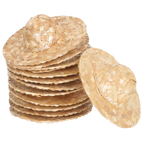 NOLITOY 12 Stück Teiliges Mini Strohhut Puppen Handgewebte Leichte und Langlebige Miniatur Hüte DIY Bastelzubehör für Puppen Detailreiche und Robuste Kopfbedeckungen NOLITOY 12 Stück Teiliges Mini Strohhut Puppen Handgewebte Leichte und Langlebige Miniatur Hüte DIY Bastelzubehör für Puppen Detailreiche und Robuste Kopfbedeckungen von NOLITOY