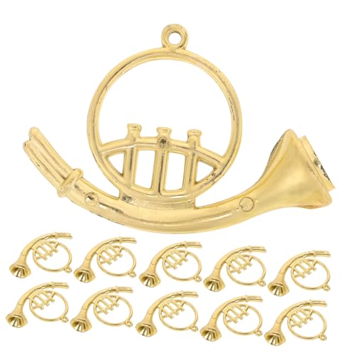 NOLITOY 12 Stück Teiliges Miniatur Musikinstrumente aus Robustem Kunststoff Goldene Waldhörner DIY Weihnachtsdeko für Weihnachtskränze Baum und Puppenhaus Ornamente Festliche NOLITOY 12 Stück Teiliges Miniatur Musikinstrumente aus Robustem Kunststoff Goldene Waldhörner DIY Weihnachtsdeko für Weihnachtskränze Baum und Puppenhaus Ornamente Festliche von NOLITOY