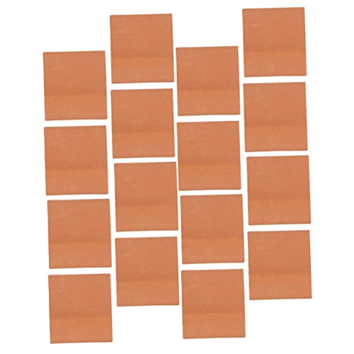 NOLITOY 120 Stück Maßstab Rote Ziegelsteine Micro Landscape Brick für Modellbau Sandtisch Architektur und Landschaftsdekoration von NOLITOY