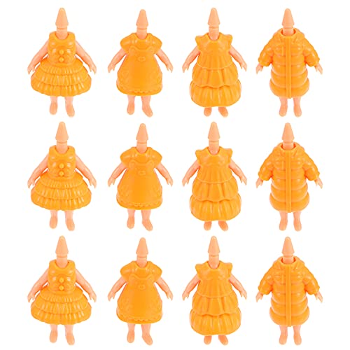 NOLITOY 12St Puppenkörper wiedergeborene Puppe Kleinkindspielzeug Kinderkleidung Puppe Puppenkleidung und Accessoires für Mädchen Mädchenkörperpuppe Geburtstagsgeschenk Wiedergeburt von NOLITOY