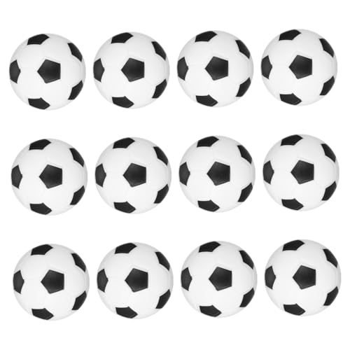 NOLITOY 12Stücke Mini Tischfußballbälle aus Tischfußball Ersatz für Tischspiele Kompaktes Zubehör für Zuhause Büro und Reisen Vielseitig Einsetzbar von NOLITOY