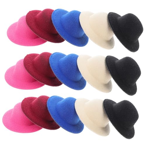 NOLITOY 15 Stück Puppenhutverzierungen Trolle Puppen für Mädchen winzig Miniatur-Bauhut unser farbige Hüte Mini-Hutverzierungen Kleiner Hut DIY stütze Mini-Hüte Stoff NOLITOY 15 Stück Puppenhutverzierungen Trolle Puppen für Mädchen winzig Miniatur-Bauhut unser farbige Hüte Mini-Hutverzierungen Kleiner Hut DIY stütze Mini-Hüte Stoff von NOLITOY