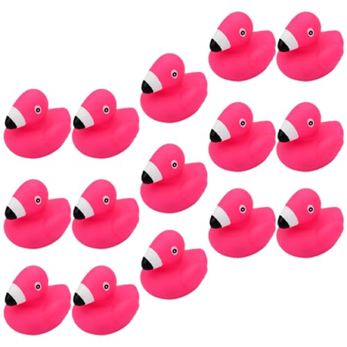 NOLITOY 15 Stück Teiliges Badespielzeug Cartoon Flamingo Badewannenspielzeug für Kleinkinder Junge Mädchen Badewanne Pool Wasser frei Sicher und Langlebig von NOLITOY