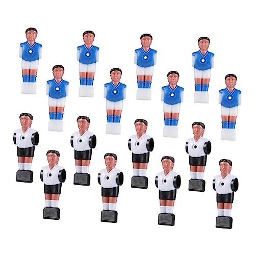 NOLITOY 16 Stück Foosballspiel Accessoire Fußball Spieler Klein Kicker Männer Ersatz Zubehör Kicker Jungs Kicker Versorgung Kickerspiel-versorgung Harz von NOLITOY