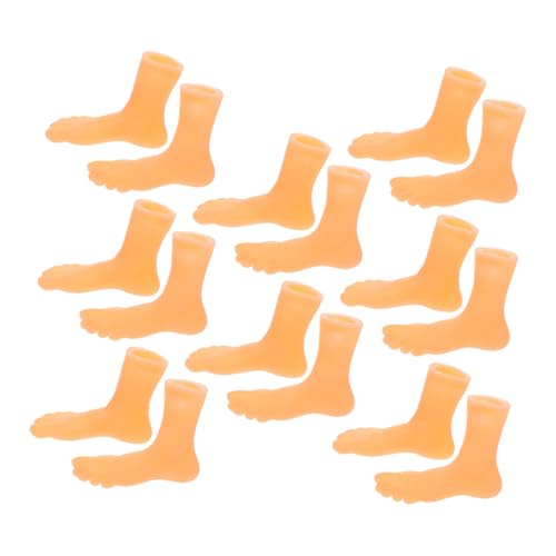 NOLITOY 16 Stück Teiliges Finger Fuß Puppenset aus Weichem Vinyl Pädagogisches Lernspielzeug zur Körperwahrnehmung Prank Toy für Erwachsene Förderndes Kognitives für Spielerisches Lernen von NOLITOY