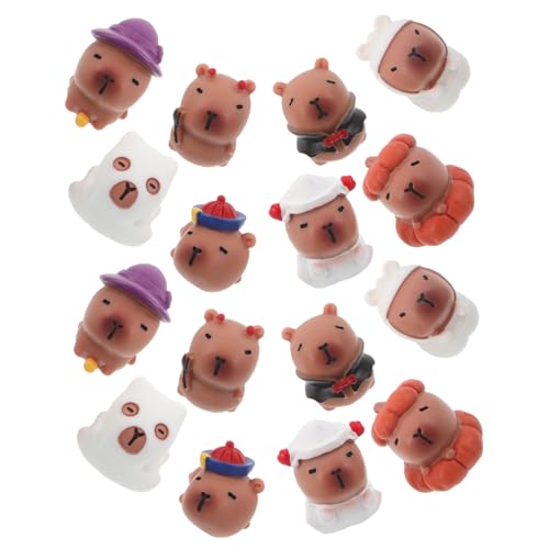 NOLITOY 16stücke Miniatur-tierfiguren Kunstharz Für Halloween-Themen Winzige Statuen Für Tischdeko Fee-Garten Micro-Landschaft von NOLITOY