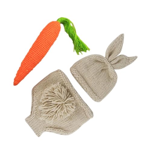 NOLITOY 1Satz Neugeborenes Fotokostüm mit Hasenohren Teiliges Outfit für Babyfotografie Handgefertigte Requisiten für Unvergessliche Erinnerungen für Fotoshootings NOLITOY 1Satz Neugeborenes Fotokostüm mit Hasenohren Teiliges Outfit für Babyfotografie Handgefertigte Requisiten für Unvergessliche Erinnerungen für Fotoshootings von NOLITOY