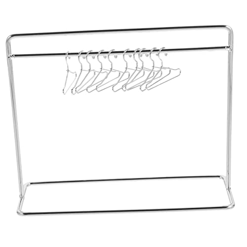 NOLITOY 1Satz Puppenkleiderbügel Silberner Kleiderständer mit Puppenkleiderbügeln Puppenzubehör für Kreative Spielwelten und Stilvolle Präsentation von Kleidung NOLITOY 1Satz Puppenkleiderbügel Silberner Kleiderständer mit Puppenkleiderbügeln Puppenzubehör für Kreative Spielwelten und Stilvolle Präsentation von Kleidung von NOLITOY