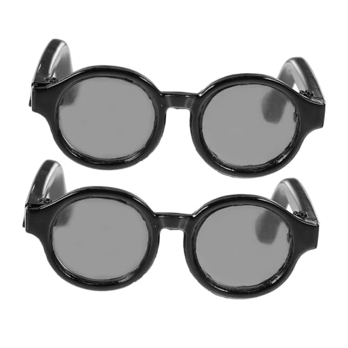 NOLITOY 2 Paare Puppenbrillen Miniatur Kunststoffrahmen Leichtes Modisches DIY Zubehör für Kleine Puppen Geeignet als Geschenk für Kreative Bastelprojekte NOLITOY 2 Paare Puppenbrillen Miniatur Kunststoffrahmen Leichtes Modisches DIY Zubehör für Kleine Puppen Geeignet als Geschenk für Kreative Bastelprojekte von NOLITOY