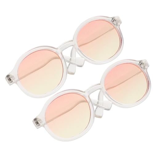 NOLITOY 2 Paare Puppensonnenbrillen Kunststoff Mini DIY Sonnenbrille Puppenbrillen Zubehör Kreative Puppenmode Accessoire für Bastelarbeiten und Anziehspaß NOLITOY 2 Paare Puppensonnenbrillen Kunststoff Mini DIY Sonnenbrille Puppenbrillen Zubehör Kreative Puppenmode Accessoire für Bastelarbeiten und Anziehspaß von NOLITOY