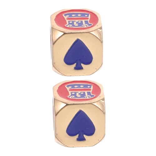 NOLITOY 2 STÜCK Zinklegierung Würfel Herzmuster Präzise Spielwürfel Glatte Oberfläche Strapazierfähige Würfel für Brettspiele Rollenspiele Lernspiele und Freizeitspaß NOLITOY 2 STÜCK Zinklegierung Würfel Herzmuster Präzise Spielwürfel Glatte Oberfläche Strapazierfähige Würfel für Brettspiele Rollenspiele Lernspiele und Freizeitspaß von NOLITOY