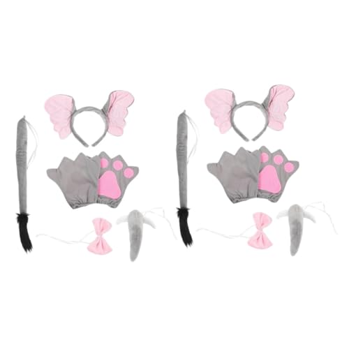 NOLITOY 2 Sätze Kostüm Teiliges Set mit Weichem Stirnband Plüsch Fliege Handschuhen und Bequemes Partyzubehör für Jungen Mädchen Halloween Cosplay Geburtstagsfeier NOLITOY 2 Sätze Kostüm Teiliges Set mit Weichem Stirnband Plüsch Fliege Handschuhen und Bequemes Partyzubehör für Jungen Mädchen Halloween Cosplay Geburtstagsfeier von NOLITOY