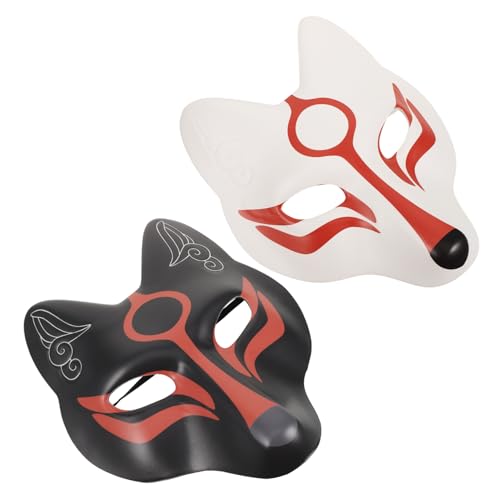 NOLITOY 2 Stück Fuchs Maske Maskentier für Party Partydekorationen Maskenball Masken Party dekorative Masken weihnachtsdeko Maske für Halloween Bühnenauftrittsmaske Partyzubehör Eva Weiß NOLITOY 2 Stück Fuchs Maske Maskentier für Party Partydekorationen Maskenball Masken Party dekorative Masken weihnachtsdeko Maske für Halloween Bühnenauftrittsmaske Partyzubehör Eva Weiß von NOLITOY