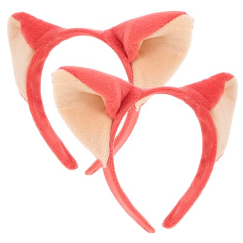 NOLITOY 2 Stück Fuchsohren Stirnband Teiliges Tierkostüm Haarreif Niedlich Weich Bequem Cosplay Party Zubehör für Mädchen Karneval Fasching NOLITOY 2 Stück Fuchsohren Stirnband Teiliges Tierkostüm Haarreif Niedlich Weich Bequem Cosplay Party Zubehör für Mädchen Karneval Fasching von NOLITOY