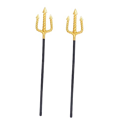 NOLITOY 2 Stück Halloween Plastischer Trident für Cosplay Party Requisiten für Kostümpartys Bühnenaufführungen NOLITOY 2 Stück Halloween Plastischer Trident für Cosplay Party Requisiten für Kostümpartys Bühnenaufführungen von NOLITOY