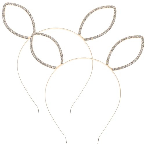 NOLITOY 2 Stück Hasenohren Haarreif mit Strass für Partys und Halloween und Bequeme Kopfbedeckung für Besondere Anlässe für Erwachsene und Kostüme NOLITOY 2 Stück Hasenohren Haarreif mit Strass für Partys und Halloween und Bequeme Kopfbedeckung für Besondere Anlässe für Erwachsene und Kostüme von NOLITOY