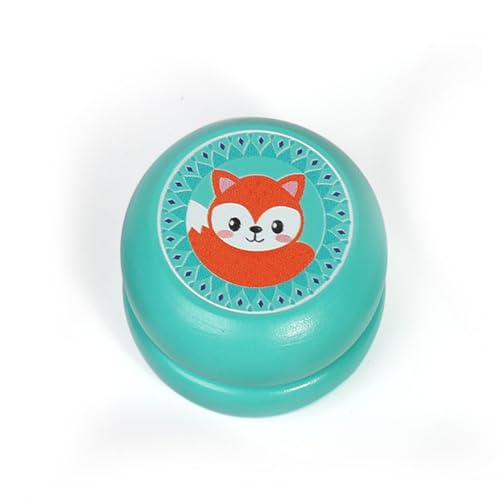 NOLITOY 2 Stück Holz Yo Yo mit Niedlichen Tiermotiven Schnecke Fuchs Langlebig Tragbar Fördert Farberkennung und Handgelenkskraft für Yoyo Fans NOLITOY 2 Stück Holz Yo Yo mit Niedlichen Tiermotiven Schnecke Fuchs Langlebig Tragbar Fördert Farberkennung und Handgelenkskraft für Yoyo Fans von NOLITOY