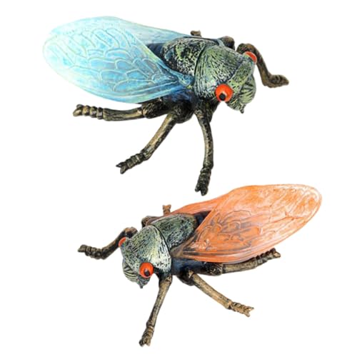 NOLITOY 2 Stück Insektenmodell Zikaden Desktop-Zikaden-Dekoration gefälscht Zikaden-Skulptur Zikaden Figur realistische Insektenfigur Zikadenfiguren Insektenspielzeug Plastik NOLITOY 2 Stück Insektenmodell Zikaden Desktop-Zikaden-Dekoration gefälscht Zikaden-Skulptur Zikaden Figur realistische Insektenfigur Zikadenfiguren Insektenspielzeug Plastik von NOLITOY