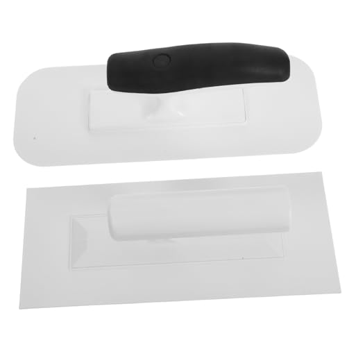 NOLITOY 2 Stück Kunststoff Glättkellen für Wandbeschichtungen Ergonomische Flachkanten Werkzeuge für Gleichmäßiges Auftragen Blasenfreie Oberflächen Einfaches Handling für Heimwerker und NOLITOY 2 Stück Kunststoff Glättkellen für Wandbeschichtungen Ergonomische Flachkanten Werkzeuge für Gleichmäßiges Auftragen Blasenfreie Oberflächen Einfaches Handling für Heimwerker und von NOLITOY