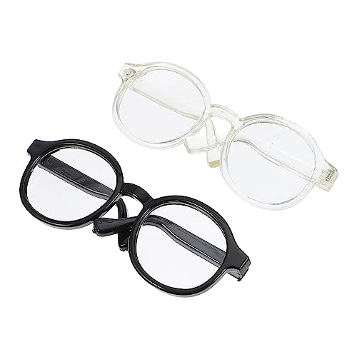 NOLITOY 2 Stück Mini Puppenbrille Accessoires für Puppen Transparent für Kreatives und Rollenspiele Fördert Interaktion und Fantasie NOLITOY 2 Stück Mini Puppenbrille Accessoires für Puppen Transparent für Kreatives und Rollenspiele Fördert Interaktion und Fantasie von NOLITOY
