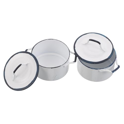 NOLITOY 2 Stück Mini Soßentopf Weiß mit Blauem Rand Realistisches Küchenzubehör für Puppenhaus Dekoration Spielküche Zubehör Kinderspielzeug NOLITOY 2 Stück Mini Soßentopf Weiß mit Blauem Rand Realistisches Küchenzubehör für Puppenhaus Dekoration Spielküche Zubehör Kinderspielzeug von NOLITOY