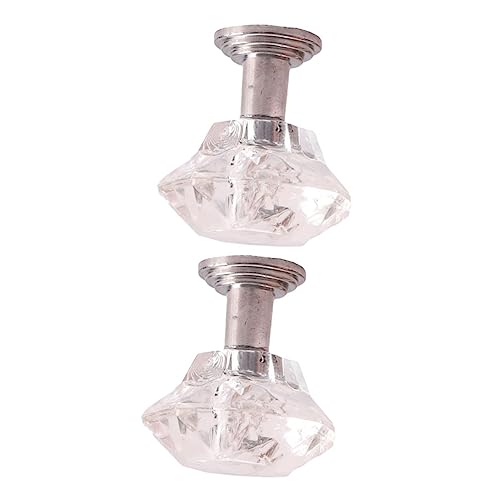 NOLITOY 2 Stück Mini -kronleuchtermodell Dollhouse Schlafzimmermöbel Klein 1: 12 Miniaturmöbel Miniaturlichter Für Puppenhaus Fälschung Simulationsmöbel Hängend Gefälscht Silber Acryl NOLITOY 2 Stück Mini -kronleuchtermodell Dollhouse Schlafzimmermöbel Klein 1: 12 Miniaturmöbel Miniaturlichter Für Puppenhaus Fälschung Simulationsmöbel Hängend Gefälscht Silber Acryl von NOLITOY
