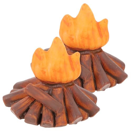 NOLITOY 2 Stück Miniatur Modell Teiliges Resin Feuer Modell Ornament Realistisches Farbenfrohes DIY Puppenhaus Zubehör Sicher und Robust für Feengarten und Kreative Szenengestaltung NOLITOY 2 Stück Miniatur Modell Teiliges Resin Feuer Modell Ornament Realistisches Farbenfrohes DIY Puppenhaus Zubehör Sicher und Robust für Feengarten und Kreative Szenengestaltung von NOLITOY