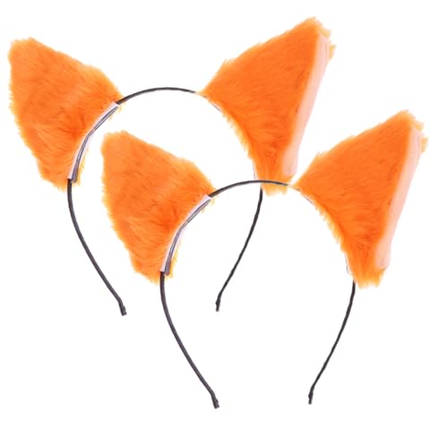 NOLITOY 2 Stück Plüsch Katzenohren Haarreifen Weiches Tierohren Stirnband Bequemes Leichtes Kopfband für Damen und Modisches Cosplay Accessoire für Halloween Karneval Party Fasching NOLITOY 2 Stück Plüsch Katzenohren Haarreifen Weiches Tierohren Stirnband Bequemes Leichtes Kopfband für Damen und Modisches Cosplay Accessoire für Halloween Karneval Party Fasching von NOLITOY