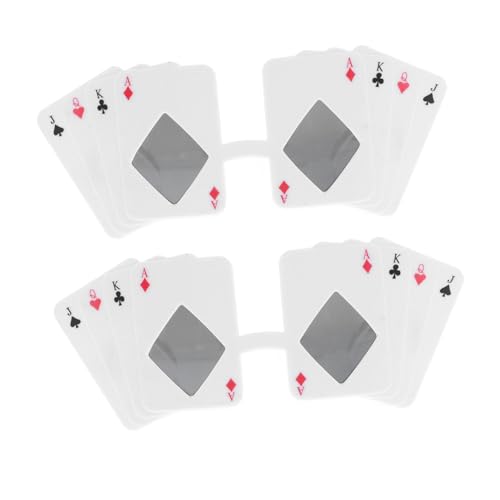 NOLITOY 2 Stück Poker Sonnenbrillen Originelle Kostümparty Brillen Kunststoff für Erwachsene Männer und Frauen für Halloween und Pokerabende NOLITOY 2 Stück Poker Sonnenbrillen Originelle Kostümparty Brillen Kunststoff für Erwachsene Männer und Frauen für Halloween und Pokerabende von NOLITOY