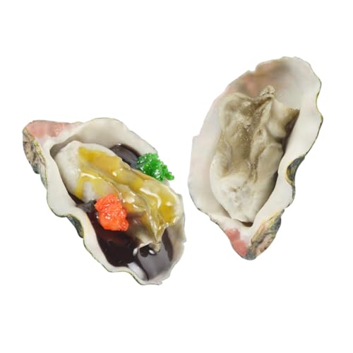 NOLITOY 2 Stück Simulation Austern Modell Realistische Künstliche Meeresfrüchte Deko aus Abwaschbar als Küchen und Partydekoration Spielrestaurant Zubehör für Vielseitige Display NOLITOY 2 Stück Simulation Austern Modell Realistische Künstliche Meeresfrüchte Deko aus Abwaschbar als Küchen und Partydekoration Spielrestaurant Zubehör für Vielseitige Display von NOLITOY