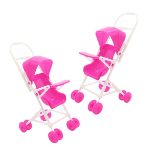 NOLITOY 2 Stück Simulationswagen Babypuppenwagen Kinderspielzeug Kinderwagen Spielzeugwagen Für Babypuppen Lebensechte Babypuppe Simulationspuppenwagen Puppenwagen Puppenwagen Und von NOLITOY