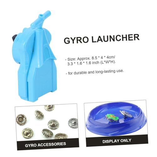NOLITOY 2 Stück Teiliges Gyro Launcher Stabile Kunststoffausführung Kraftvoller Schnurmechanismus Pädagogisches für Langlebig und Spielerisch für Geschicklichkeitsspiele Zufällige Farbe NOLITOY 2 Stück Teiliges Gyro Launcher Stabile Kunststoffausführung Kraftvoller Schnurmechanismus Pädagogisches für Langlebig und Spielerisch für Geschicklichkeitsspiele Zufällige Farbe von NOLITOY