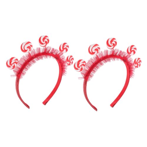 NOLITOY 2 Stück Teiliges Haarreif Lutscher Design Rotes Stirnband für Mädchen Cartoon Haarschmuck Leicht und Komfortabel für Geburtstagsfeiern und Themenpartys NOLITOY 2 Stück Teiliges Haarreif Lutscher Design Rotes Stirnband für Mädchen Cartoon Haarschmuck Leicht und Komfortabel für Geburtstagsfeiern und Themenpartys von NOLITOY