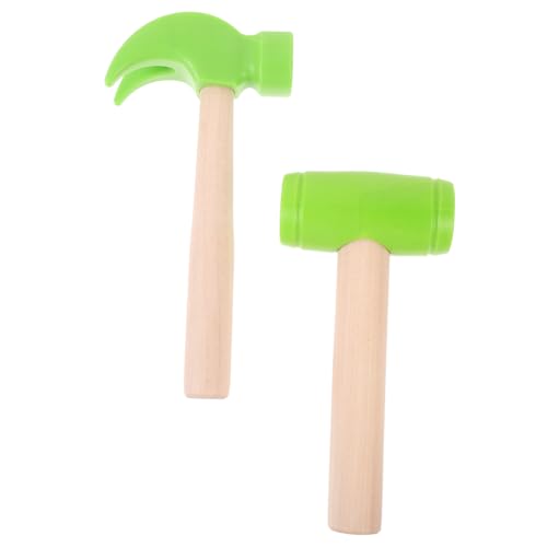 NOLITOY 2 Stück Teiliges Hammer Sicherer Holzspielzeug Hammer Realistische Nachbildung für Fantasievolles Rollenspiel für Jungen und Mädchen NOLITOY 2 Stück Teiliges Hammer Sicherer Holzspielzeug Hammer Realistische Nachbildung für Fantasievolles Rollenspiel für Jungen und Mädchen von NOLITOY