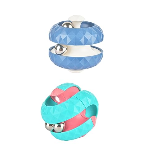 NOLITOY 2 Stück Teiliges Handheld Gyro Cube Puzzle Buntes Fingertip Stressabbau Robustes Kunststoffmaterial Tragbar für Erwachsene für Drinnen und Draußen Zufällige Farbe NOLITOY 2 Stück Teiliges Handheld Gyro Cube Puzzle Buntes Fingertip Stressabbau Robustes Kunststoffmaterial Tragbar für Erwachsene für Drinnen und Draußen Zufällige Farbe von NOLITOY